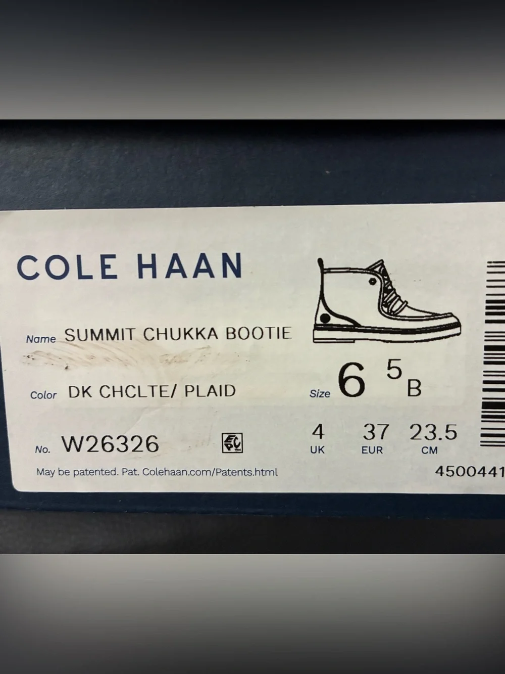 Cole Haan Brown Suede Boots with Tan Gum Sole brand new in box 6.5 women’s